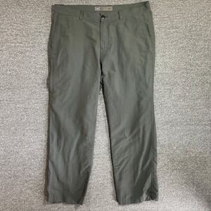 REI Co-op Sahara Hiking Pants Mens 38x30 Olive Green Nylon Straight Leg Outdoor